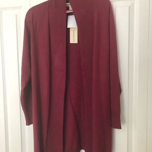 Women sweater Burgundy size small